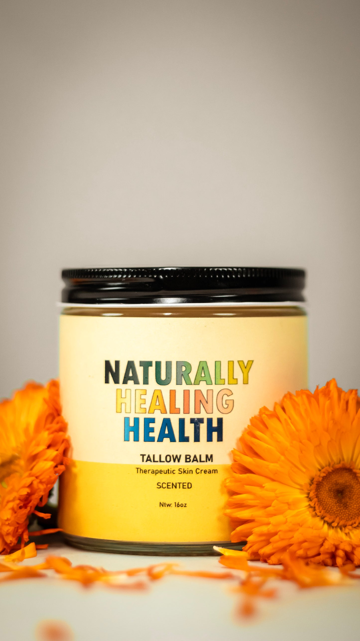 Therapeutic Scented Tallow Balm - 100% Organic Grass Fed/Finished 16oz